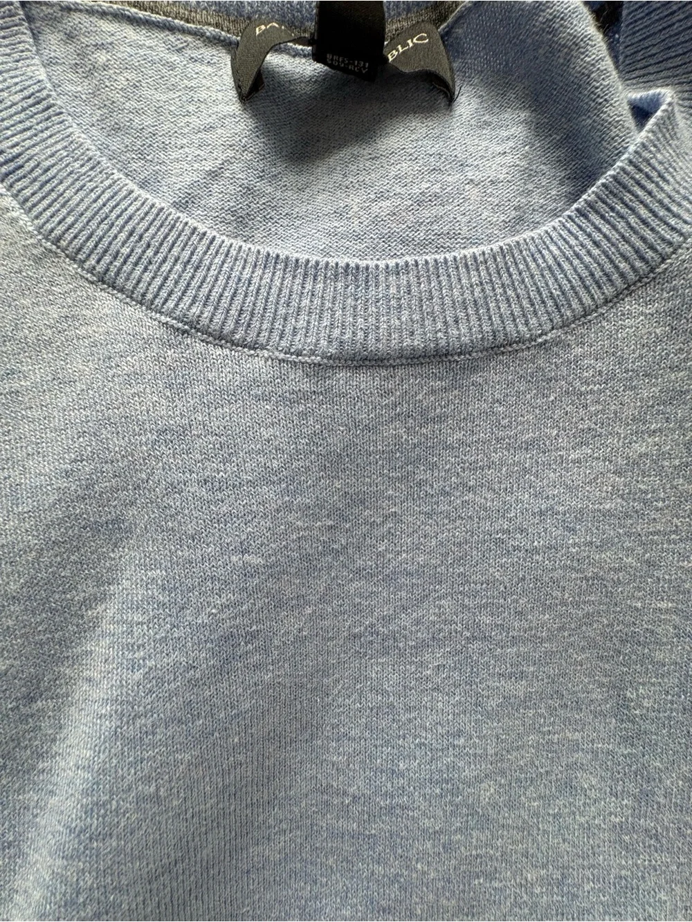 Banana Republic Men Crew Neck Lightweight Sweater Medium. Blue. Preppy Classic